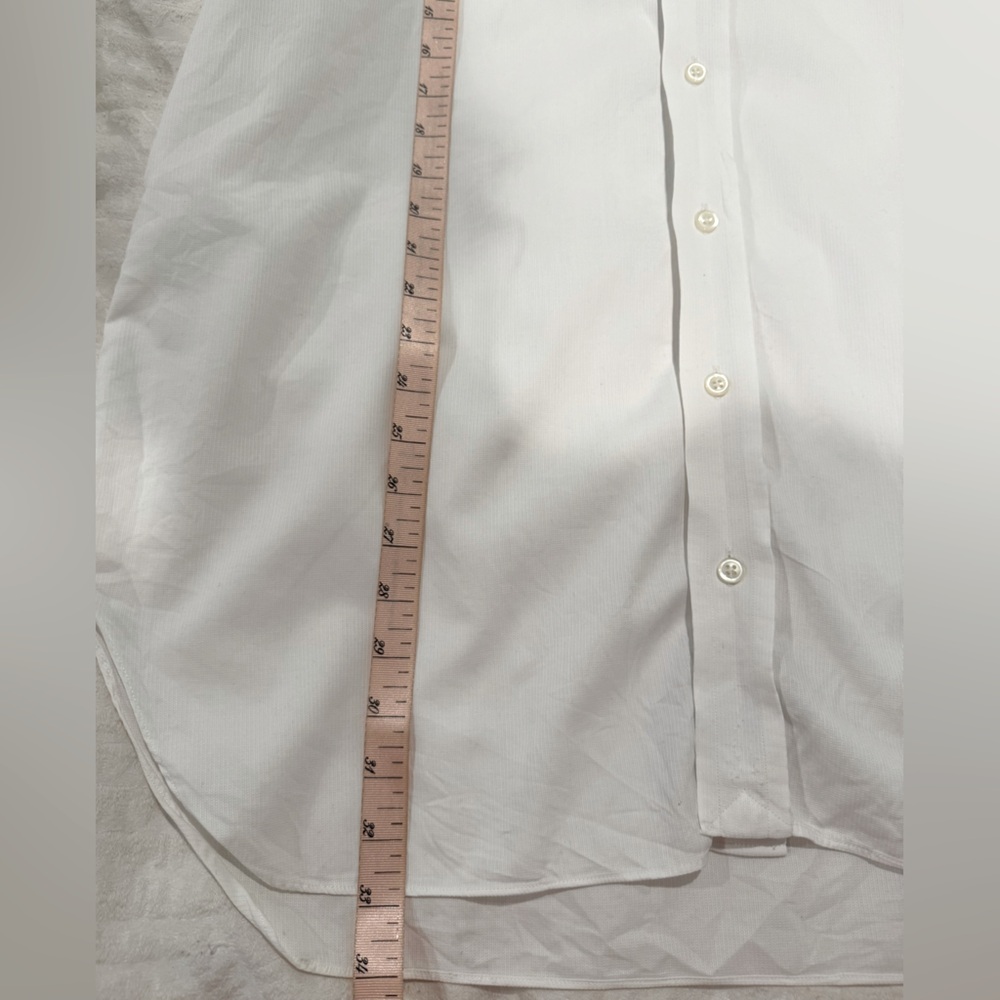 Robert Talbott white button down dress shirt 100%… - image 6